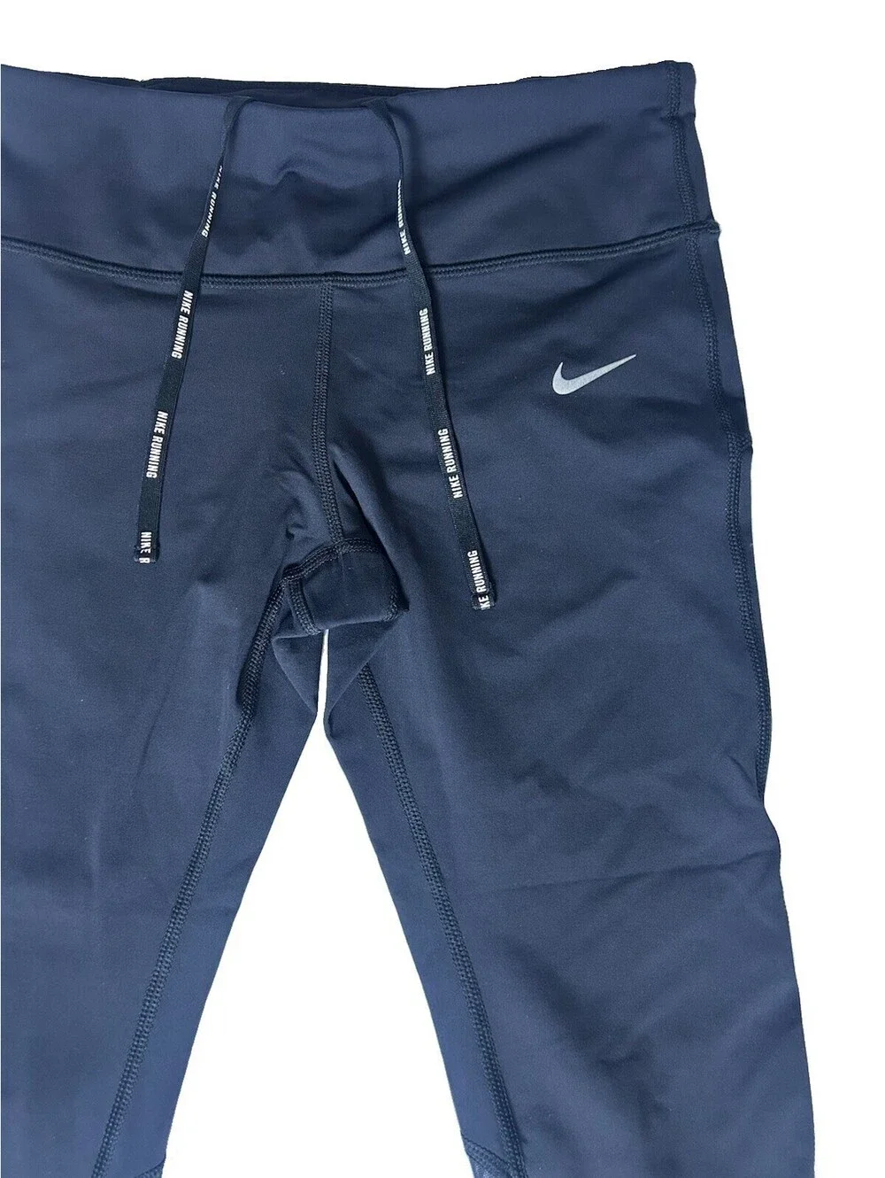 Nike Women's Power Epic Lux Running Tights Capris Black Size M Tight Fit
